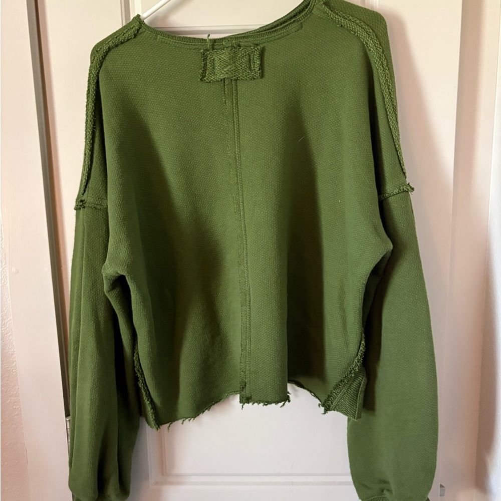 Green fp pullover - Picture 3 of 3